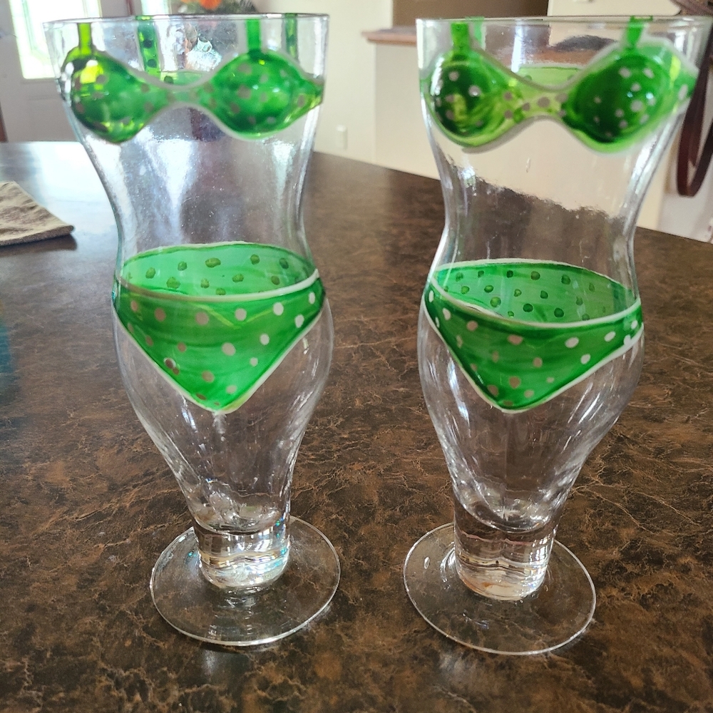 Vintage Bikini Glasses